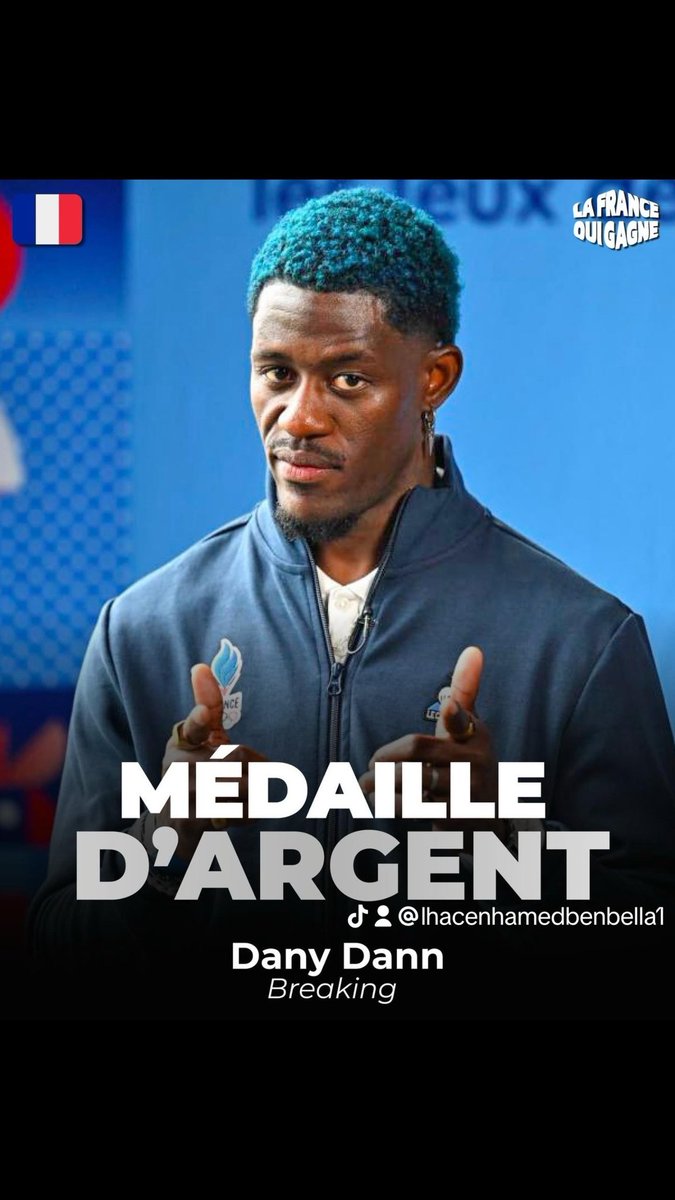 lhacenhamed's tweet photo. 🇫🇷 Un immense merci à Dany DANN ! Vice Champion Olympique 🙏🏾
Bravo et félicitations 👏🏾🎊🇫🇷
Ta performance incroyable au breaking nous a tous inspirés. En tant que premier Français médaillé dans cette discipline, tu as fait briller notre pays sur la scène mondiale. https://t.co/enx0gPL5It