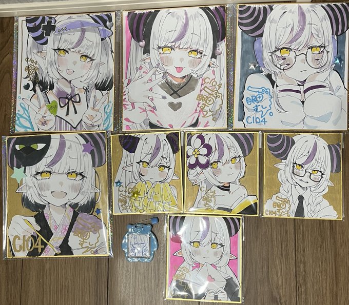 色紙こんなラインナップになりました🙏
詳細ツリーに記載します!
#C104 