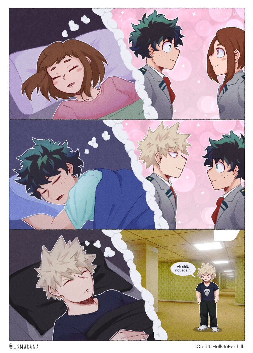 _smarana's tweet photo. What is going on inside their heads? 🤔💤

#BKDK #bakudeku #katsudeku #mha #BNHA https://t.co/RrVZ8LVolF