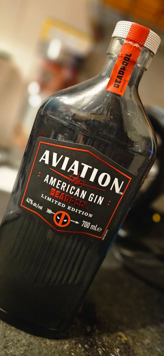 As a seasoned Gin drinker, I have to say, <a href="/VancityReynolds/">Ryan Reynolds</a> knocked it out the distillery with this one.
Great gimmick, but incredible taste! #AviationGin #Deadpool #DeadpoolWolverine