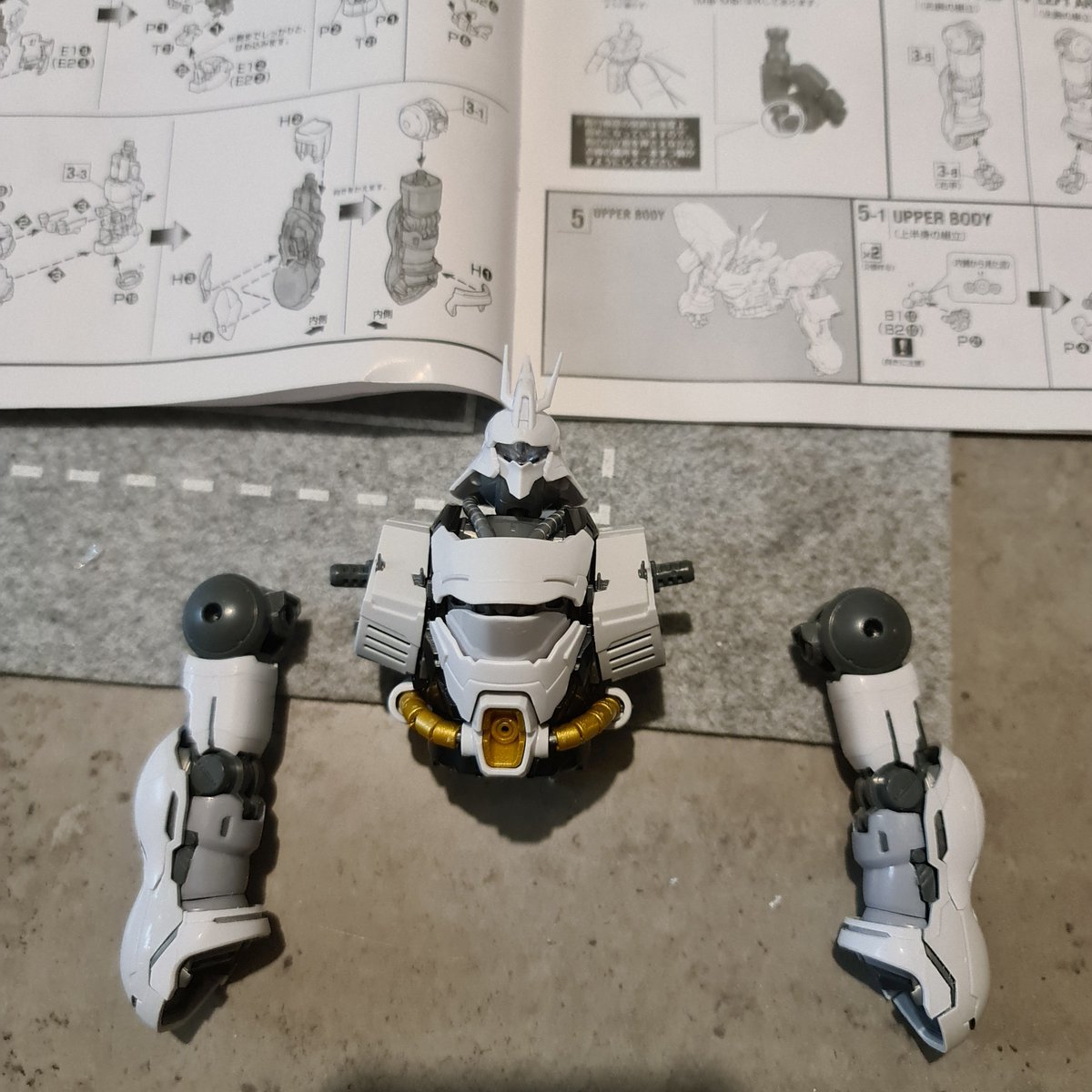 meltedhand's tweet photo. Done for the night! Head and arms completed! https://t.co/nHkFZI9P6L
