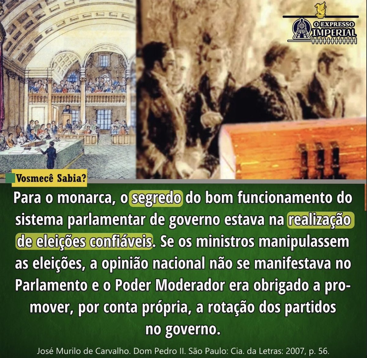 ExpressoImperio's tweet photo. Segredos do Império do Brasil. #eleição #eleições #eleitoral #imperiodobrasil #dompedroii https://t.co/XK35VrlpLR