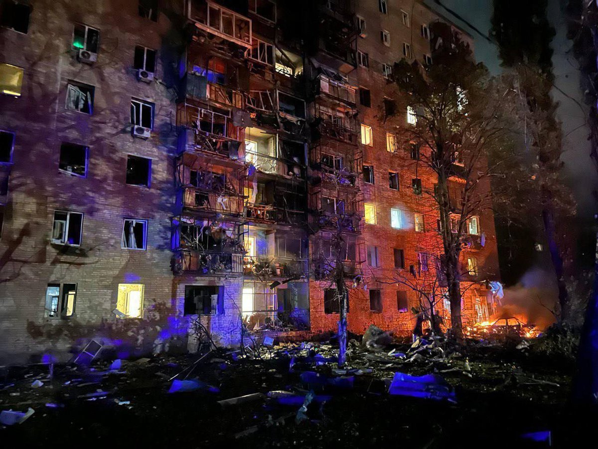 gun  Ukrainian Missile Hits Kursk Residential Building