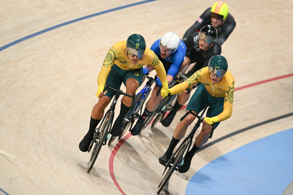 200 laps of Olympic Madison fury 🥵

12th for <a href="/sam_welsford/">Sam Welsford</a> and <a href="/kell_obrien/">kellobrien</a>. 

Not the result they were chasing but it's always a pleasure seeing these boys in the green-and-gold 💛

📸 <a href="/sebbozon/">Sebastien Bozon</a> / <a href="/GettyImages/">Getty Images</a>

#AllezAUS #Paris2024 #CyclingTrack