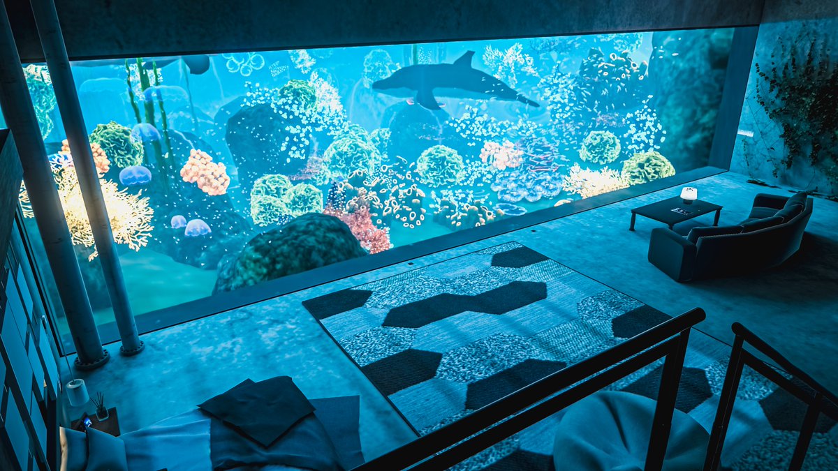 Neomance's tweet photo. Hidden Shelter Within The Aqua Sector
アクア部門内の隠れシェルター

World : Rainfall Abyss -Aqua Sector-
Author : sizimityper

World URL :
https://t.co/ffk7DYqC75

#VRChat #VRC #VRChat_world紹介
#VirtualPhotography #Neo写真 https://t.co/WjFVZkyait