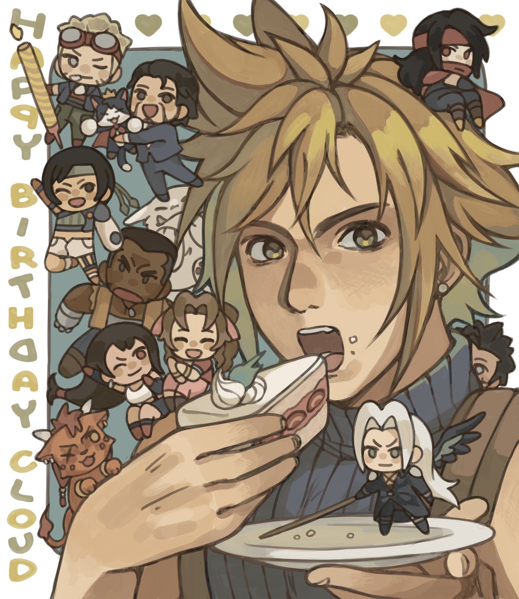 VMUpati's tweet photo. It's his day 💛
#ff7
#HappyBirthdayCloud 
#クラウド生誕祭2024 https://t.co/JfO1IGnKLy