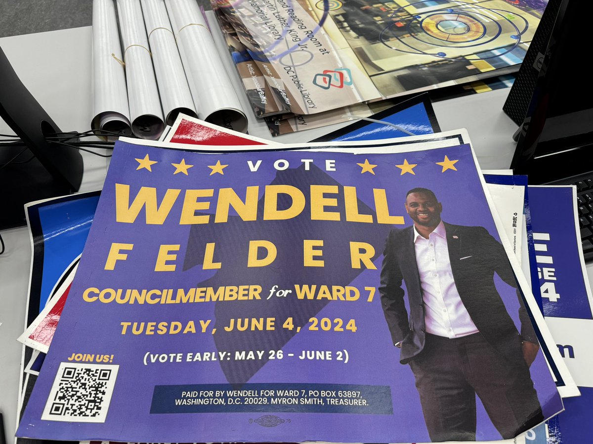 ricebilldc's tweet image. For #DCHistory, dropped off posters from June primary at #MLKLibrary, @dcpl, Washingtoniana Collection #DCElections24