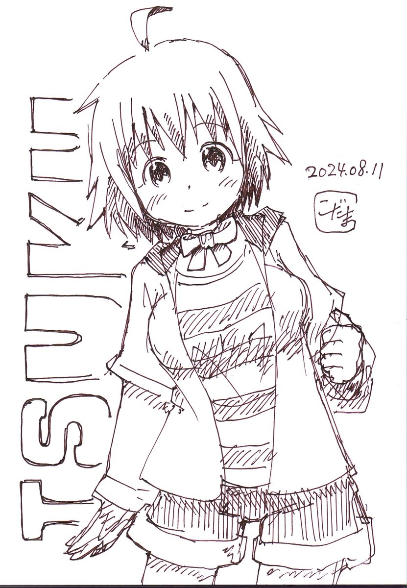 ていすく@function_teiskさんとこのいすくちゃんのおっきいver.を描く流れを感じとって走り描きしてみたら結構可愛くなった気がするので公開します。
いすくちゃん、カワイイ🎵 