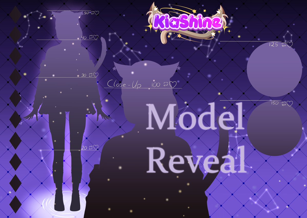 ✧*. MODEL REVEAL *.✧  

Hi it's Kia! This Cat is debuting in 21 days! Would you help me reveal my model?  ✧*. Debut Sept 1st at 10am CEST *.✧  

♡ + ↺ to FREE me! You wanna see me, I KNOW you do
 ✧.* #VtuberDebut #Vtuber #ModelReveal #VTuberUprising  *.✧