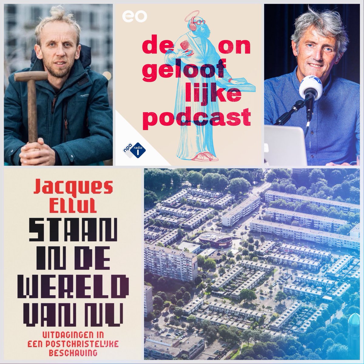 David_Boogerd's tweet photo. 🎙Nieuwe Ongelooflijke Podcast🎙
Over tegeltuinen, gebroken gezinnen, Jacques Ellul en de impact van techniek op ons leven met Frank Mulder, journalist van oa @DeGroene. Frank woont in een leefgemeenschap in het multiculturele Overvecht.
🔗https://t.co/KQA50KxVCh @StefanPaas https://t.co/LeCWfyVwm5
