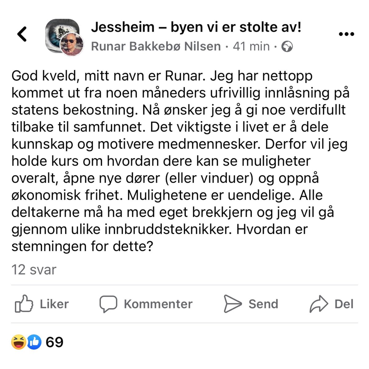 SnilleRunar's tweet photo. Tror jeg er i trøbbel. https://t.co/CWkbijd6Pq