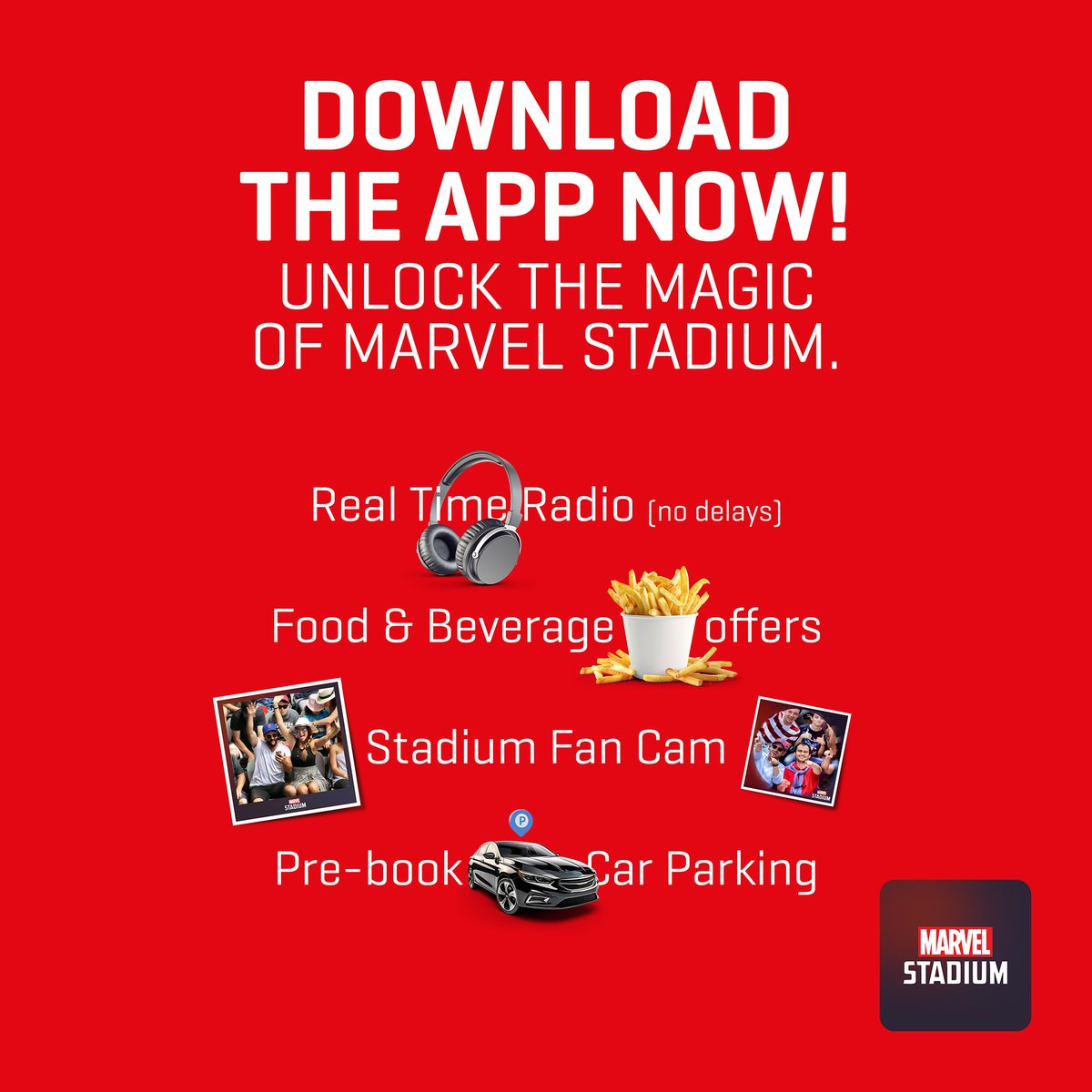 Marvel Stadium tweet media