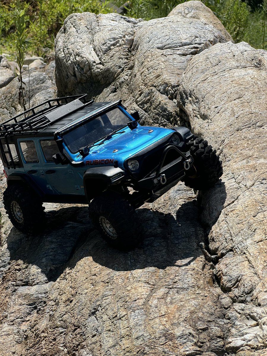 a1988_hi's tweet image. ラングラーもウェイトバランス見直して絶好調

#obl #スケールクローラー #ラングラー