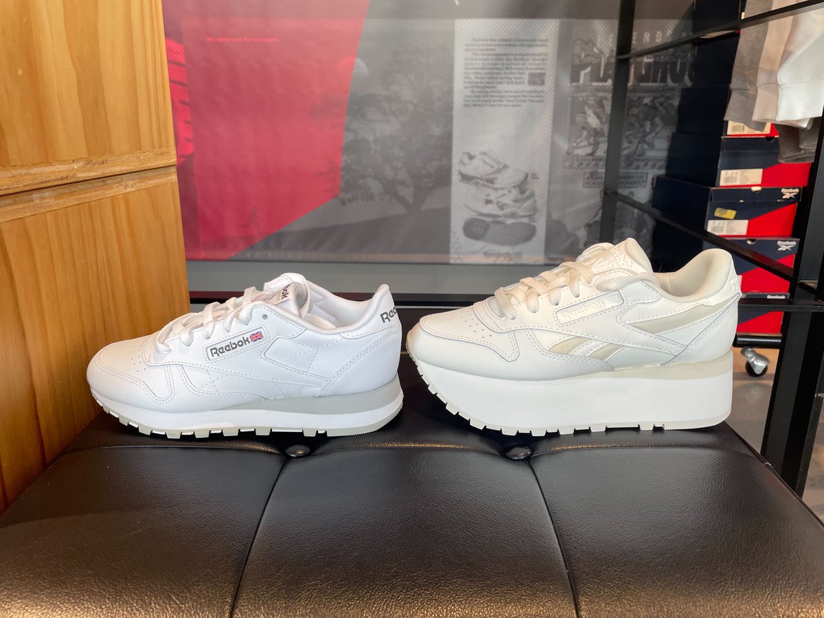 Reeboktokyo's tweet photo. 【新作FTW】
CLASSIC LEATHER TRIPLE LIFT
🔗https://t.co/Nl8CFwMTqW
Reebokの人気モデル・CLASSIC LEATHERから厚底モデルが新登場✨通常のモデルと比較するとヒールの厚さがよくわかります🫣
厚底好きな方必見のモデルです!
#Reebok #リーボック #CLASSICLEATHER #クラシックレザー https://t.co/gaCSYg23Fa