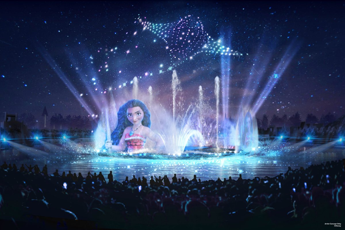 In 2026, an all-new breathtaking nighttime show will also debut on the lake at Disney Adventure World. It will combine water screens, fountains, special effects, and never-before-seen drone choreography. 💫