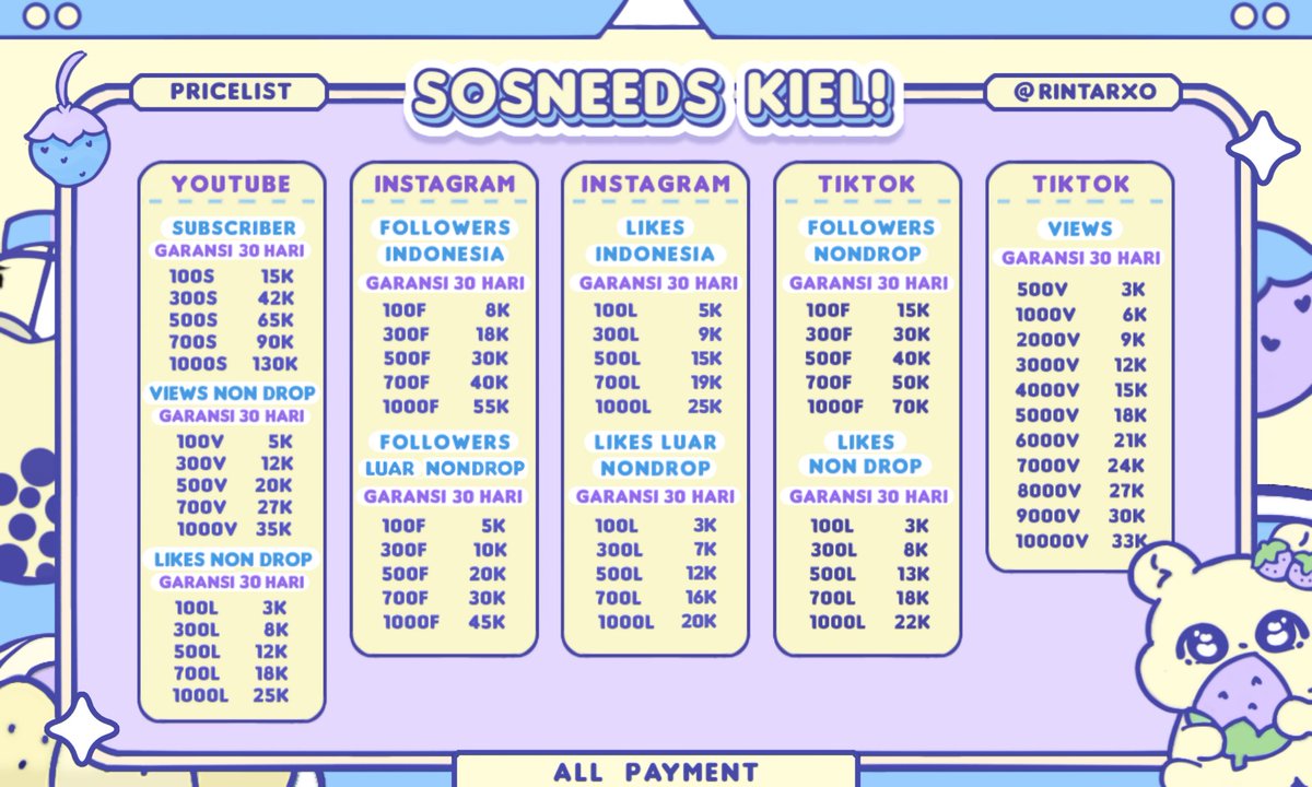 PartofKiel's tweet image. di aku fast proses yuu, permanen ready