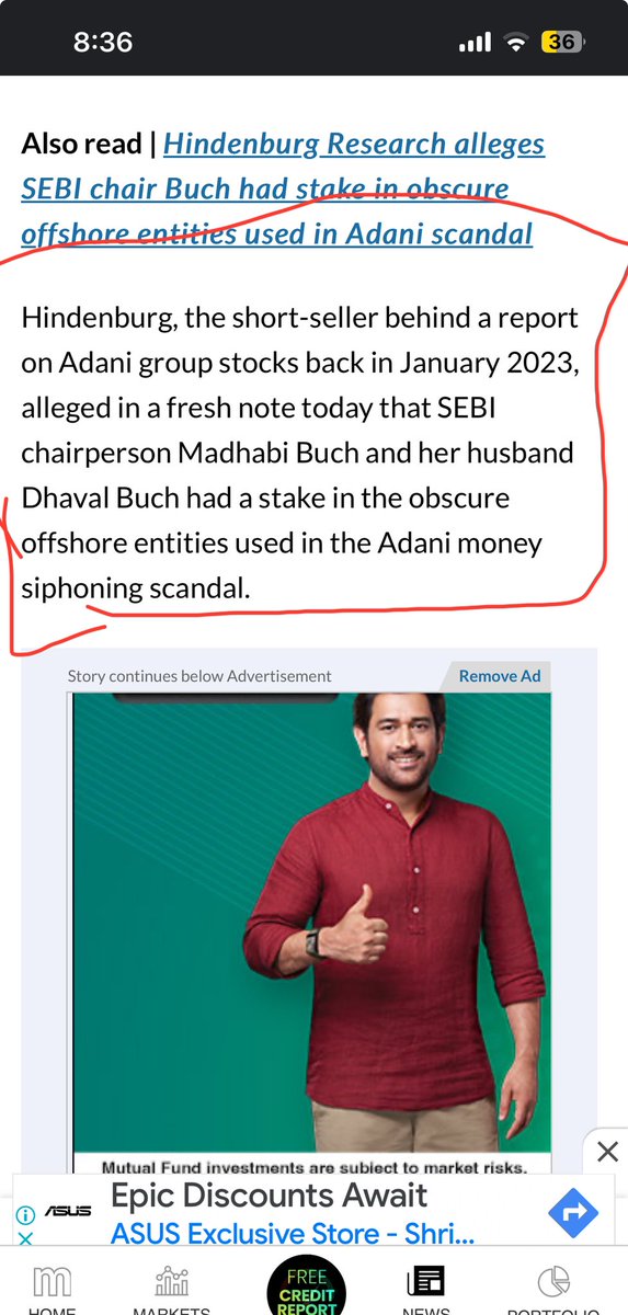ankitinvests's tweet photo. WTF!!!! this shook me to the core. If its true, she must be sacked...

kispar bharosa karein, samajh nahi aata 

#HindenbergReport #Hindenburg #SEBIChairperson #sebi https://t.co/8Baqs5s2ZO