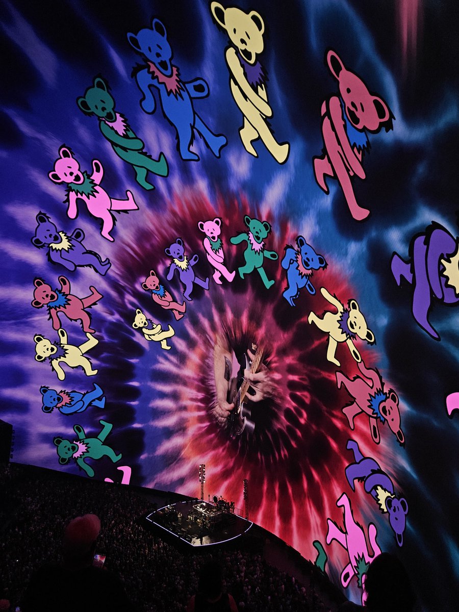 Concert_People's tweet image. Tennessee Jed &amp;amp; @aHeadfullofDead 💚🧸
#DeadForever #FinalWeekend ✌️⚡️💀🥀🎶 🪩💃✨️🔮🫶