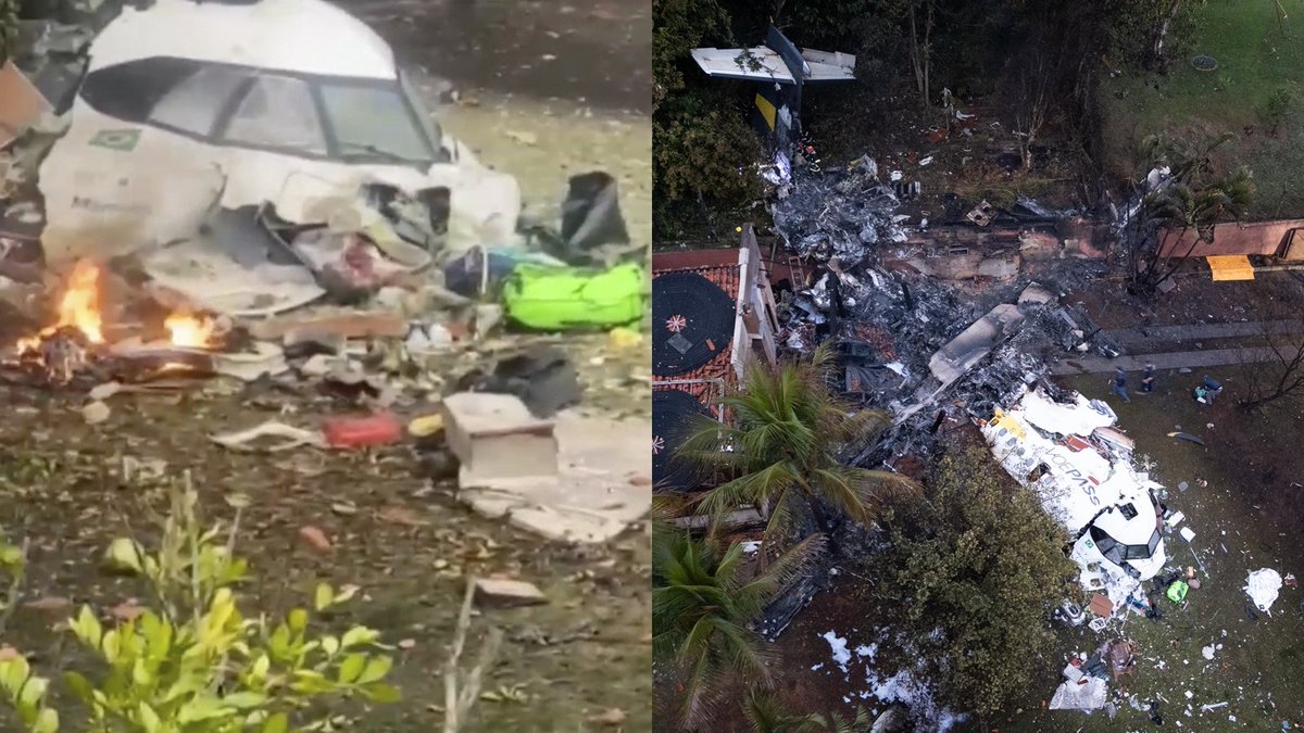 RiteshBeniwal97's tweet photo. News of a plane crash is coming from Brazil in which dozens of people have died.
which is very sad news
Many passengers are losing their lives every day due to plane crashes.
#Brazilplanecrash
#planecrash
#Cresh https://t.co/OlDTS8Pt3v