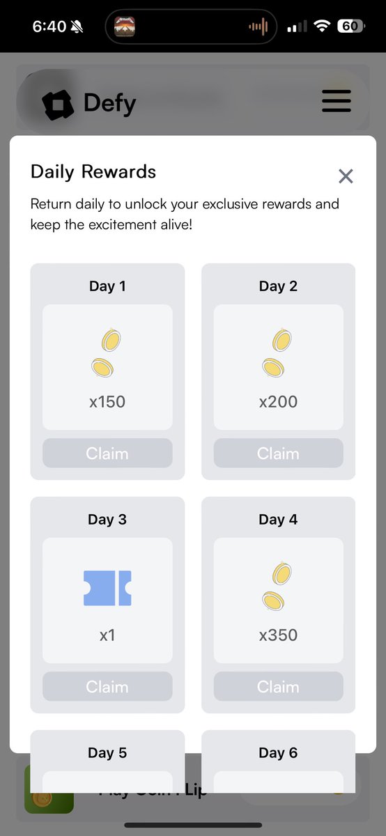alexanderchopan's tweet image. . @defyapp_
someone from your team recommended i try your app. it’s feels nice and looks nice.
Some thoughts
consider adding a section title for Games. the home page has these headers:
nfts, rewards, and recommended tasks. homepage has games but not a game header. if earn…