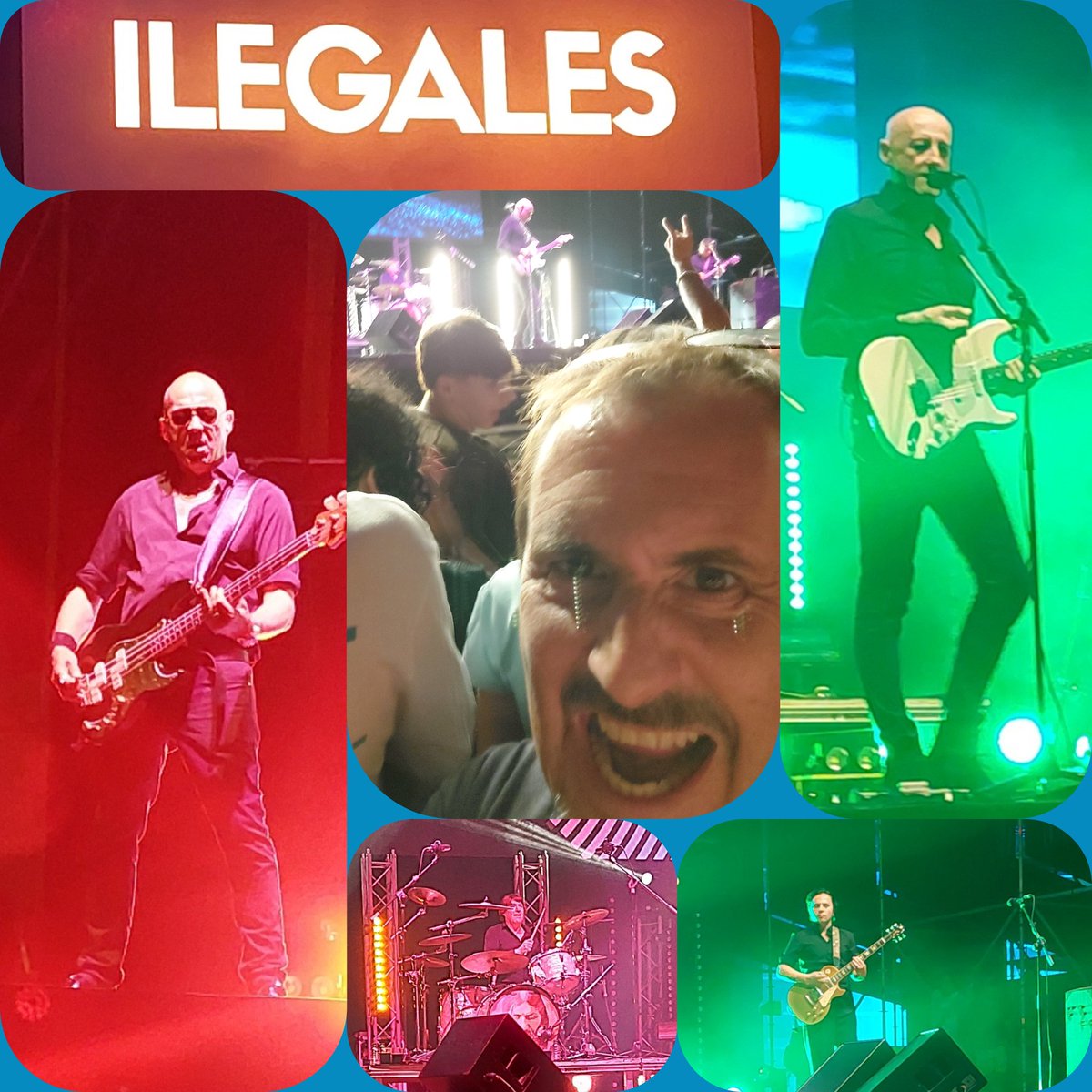 Un año más recibiendo la bendición ilegal de <a href="/IlegalesRock/">Ilegales</a> . Esta vez en Gijón. "El rock es una señal sonora y electrónica que incita a la violencia".