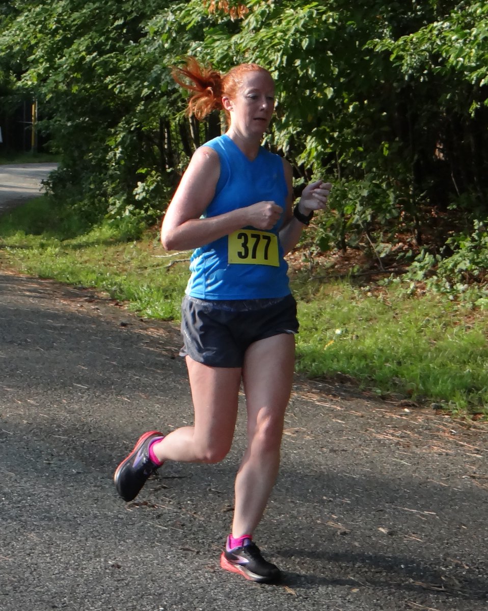 Overall winners at the 1st Annual SCOUT STRONG 5K held Sat., August 10, 2024 at Mariner's Museum Park, Newport News VA:  Women- 1) Sarah Kimura, 11 of Hokodate Japan: 20:20 (6:55 per mile pace); 2) Crystal Witte, 39 of Yorktown VA: 21:32; 3) Megan Syrett, 41 of Yorktown VA: 23:27