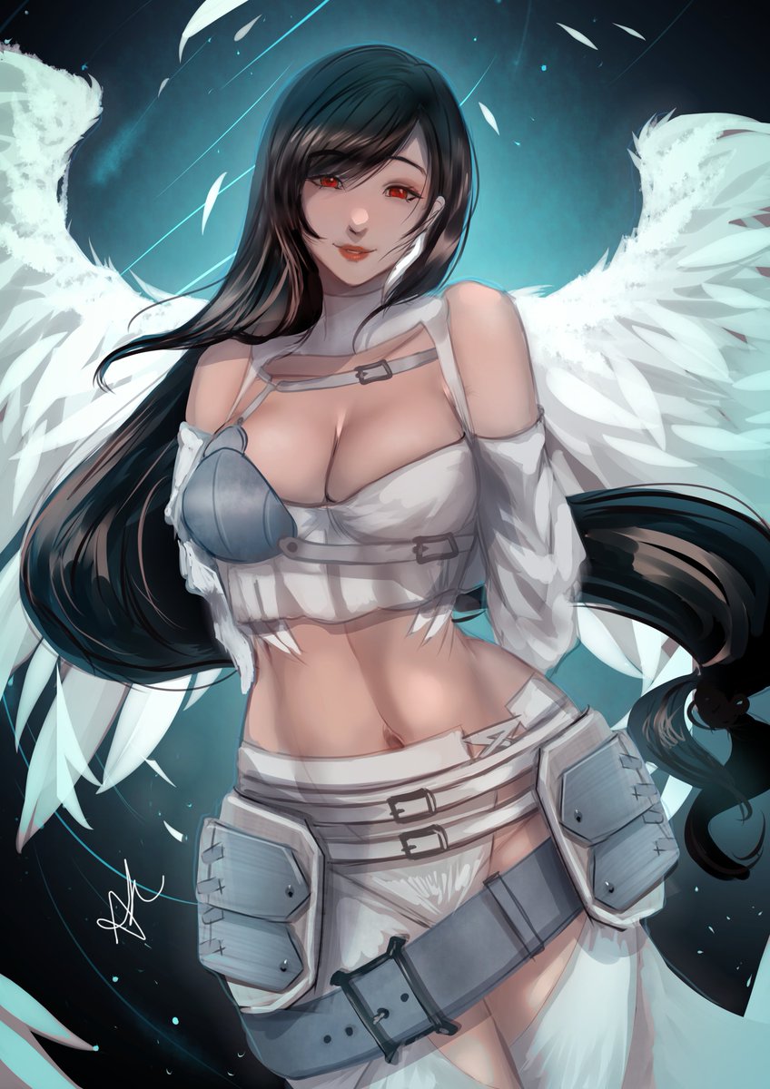 arialladraws's tweet photo. Just like Cloud, I love Tifa in every universe. https://t.co/xvbMEx7C00