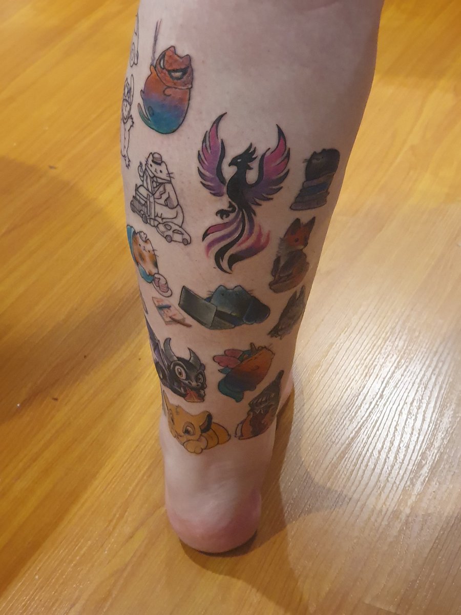 ParagonSephira's tweet photo. My latest additions to my ohana tattoo sleeve https://t.co/Bjg4DTDo8P