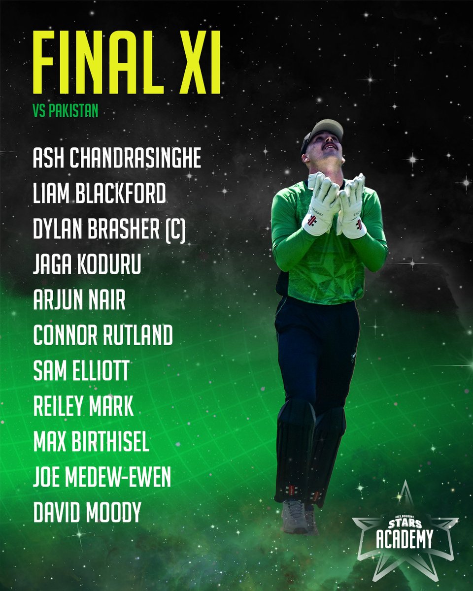 2⃣ changes for today's lineup.

#StarsAcademy