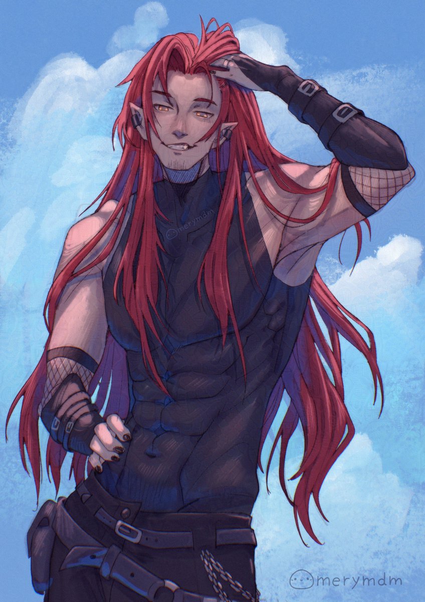 _merymdm's tweet photo. [2023 artfight attack] This character belongs to @/KorimArt_ https://t.co/oISEhDoRCo