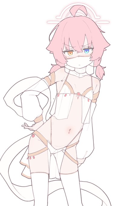 #ブルアカ  #ブルーアーカイブ
セイアの「あの服」を着たホシノ(1年生) 