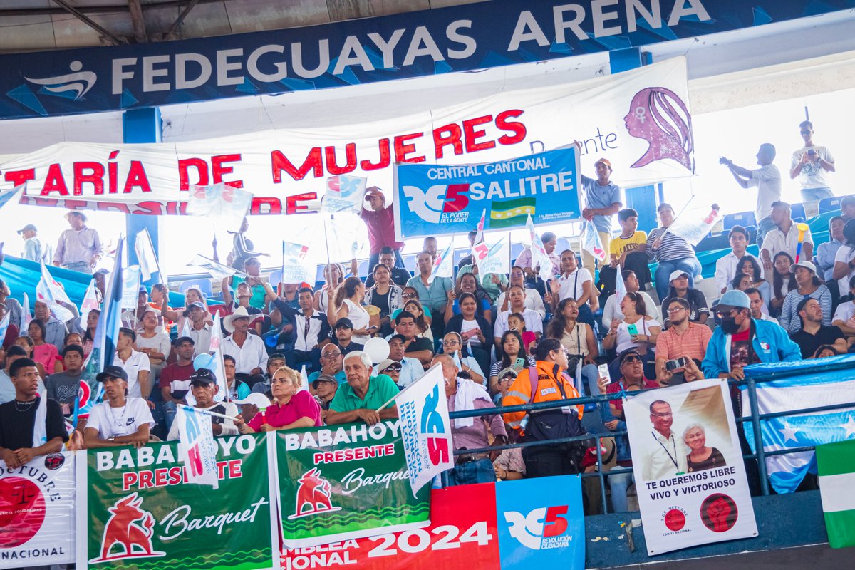 RC5_Salitre's tweet photo. RC5 SALITRE PRESENTE 📷
En una Verdadera Fiesta La @RC5Oficial  presentó oficialmente a #LuisaGonzales como candidata a la presidencia 2025. 📷
#ElPoderDeLaGente #elpoderdelossalitreños #MASHIRAFAELCORREA @GuayasRC5 https://t.co/QgoafxydlB