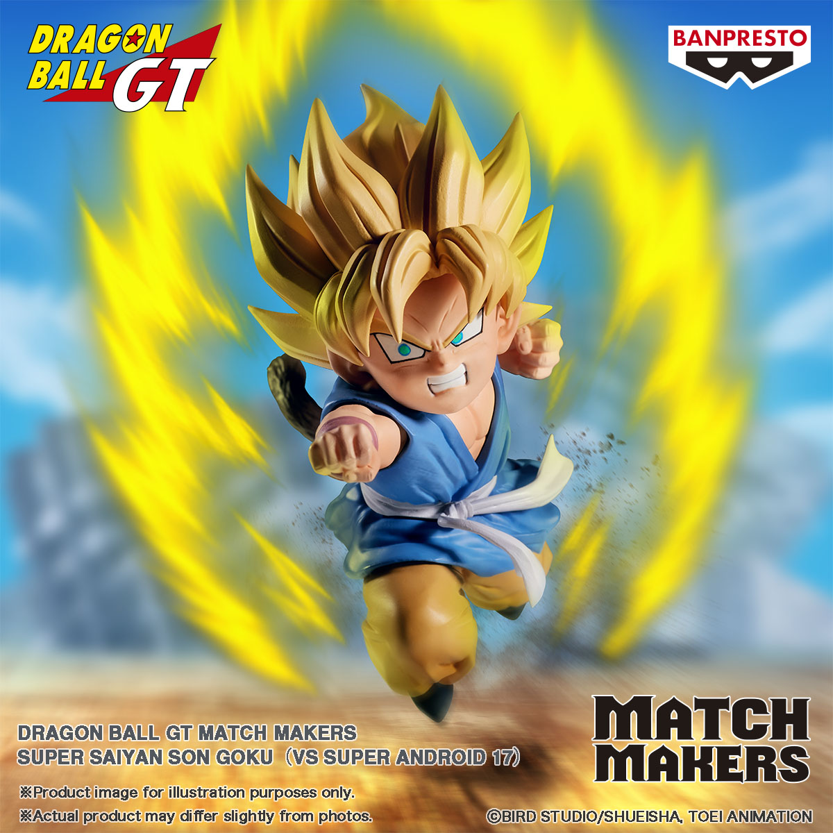 BanprestoUS's tweet photo. Collect both figures and recreate the amazing battle scene!
DRAGON BALL GT MATCH MAKERS SUPER ANDROID 17 VS SUPER SAIYAN SON GOKU
*Products sold separately.
https://t.co/Es3bO8oQ93
https://t.co/1xOFLRK7ev
#dragonballgt #superandroid17 #songoku #BANPRESTO https://t.co/RRVyEEEhHy