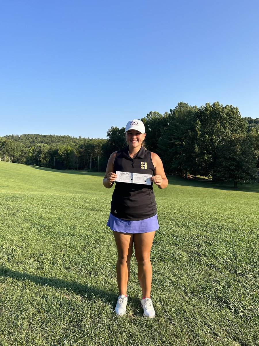 Rheagan Gathright with her Personal Best of 94 today.