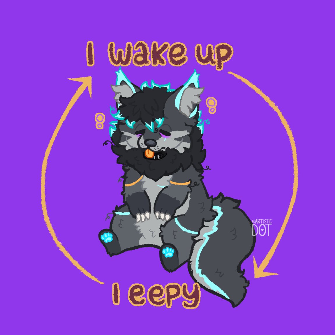 The truly "wolf inside you" (he is always eepy)