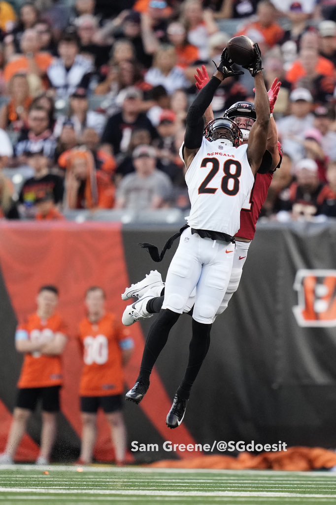 Josh Newton picks one. #Bengals