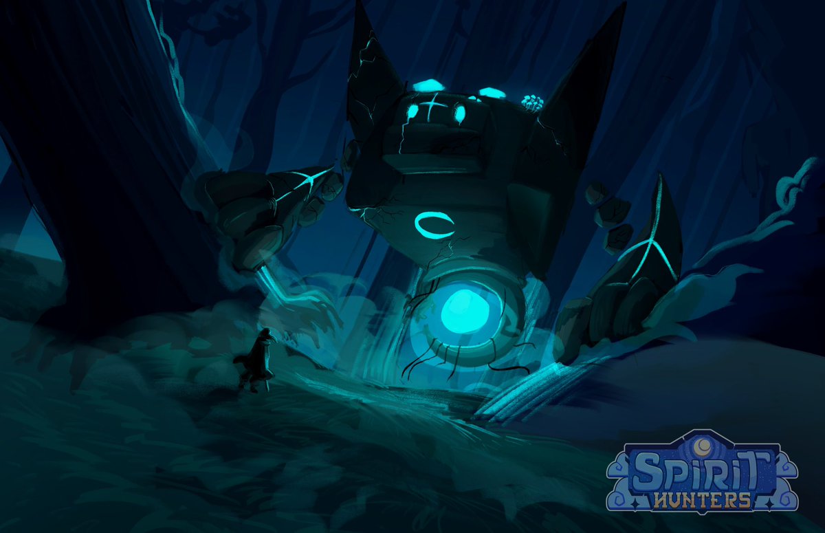 yurixtinction's tweet photo. Golem art for #spirithunters https://t.co/9403IHhYR1