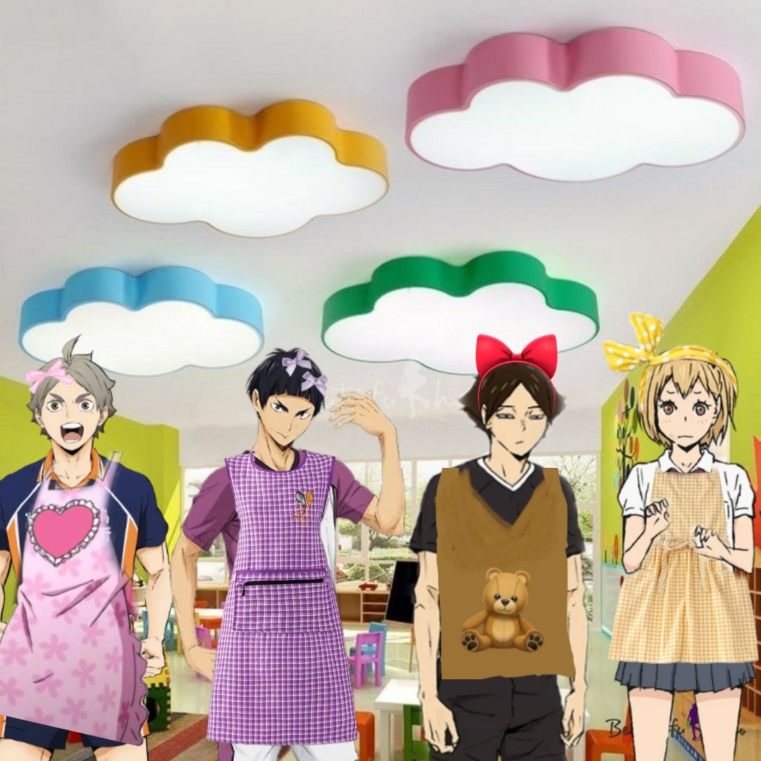 IvyLovsTobio's tweet photo. | | AU  | |  #Haikyuu 🌈⭐️ #Au 

Donde un pequeño jardín de niños que debería ser un lugar tranquilo, se convierte en un caos por culpa de los padres y profesores

O donde el amor, infidelidad, robos, peleas y hasta divorcios se desatan en un grupo de mamis y papis https://t.co/WkSaIIyL6s