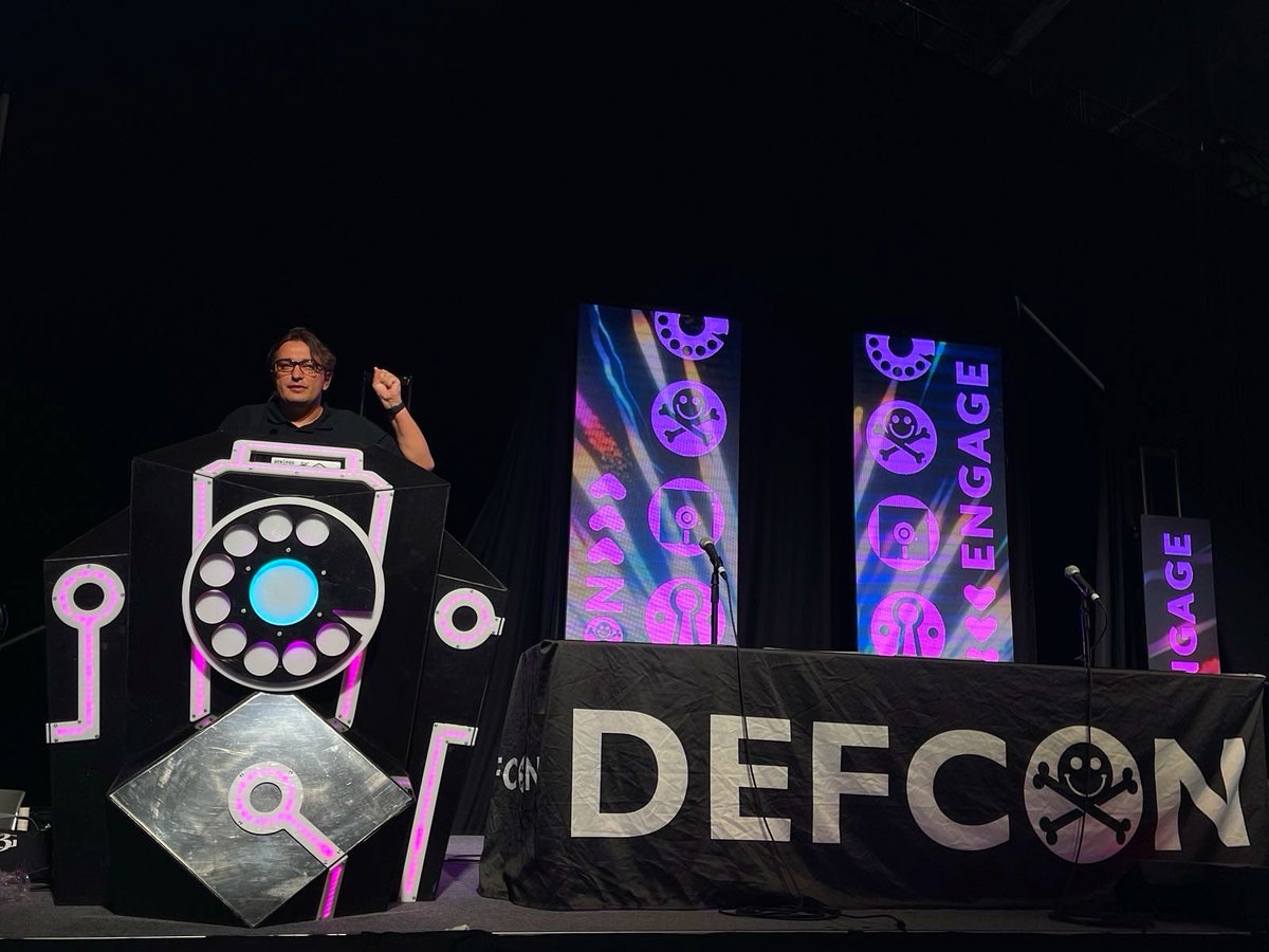 evstykas's tweet image. Thanks to everyone that came to my talk (and wished my older son happy birthday with me) @defcon . Still not vanned, still pwning bad guys ! #defcon32