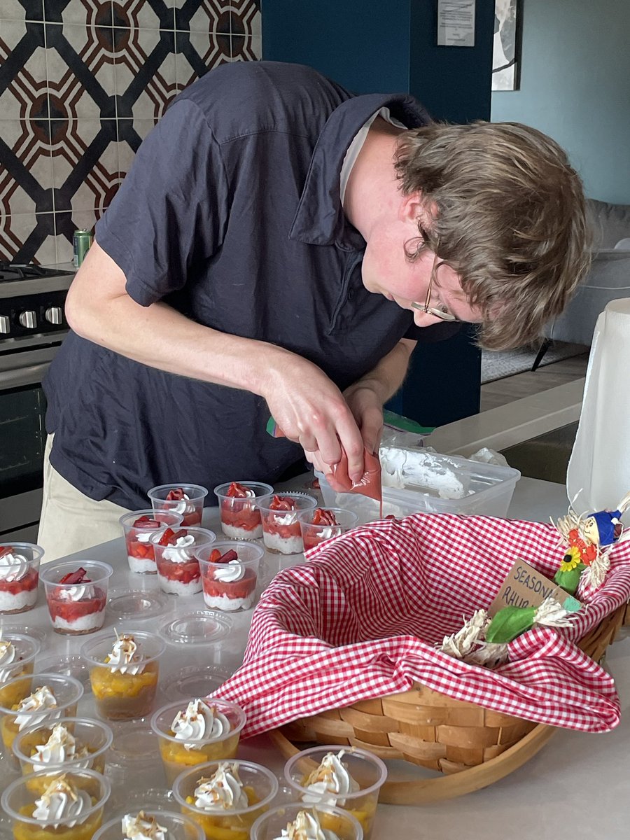 Students gathered for the Great MSTP Bake Off and brought some delicious treats for the judges!