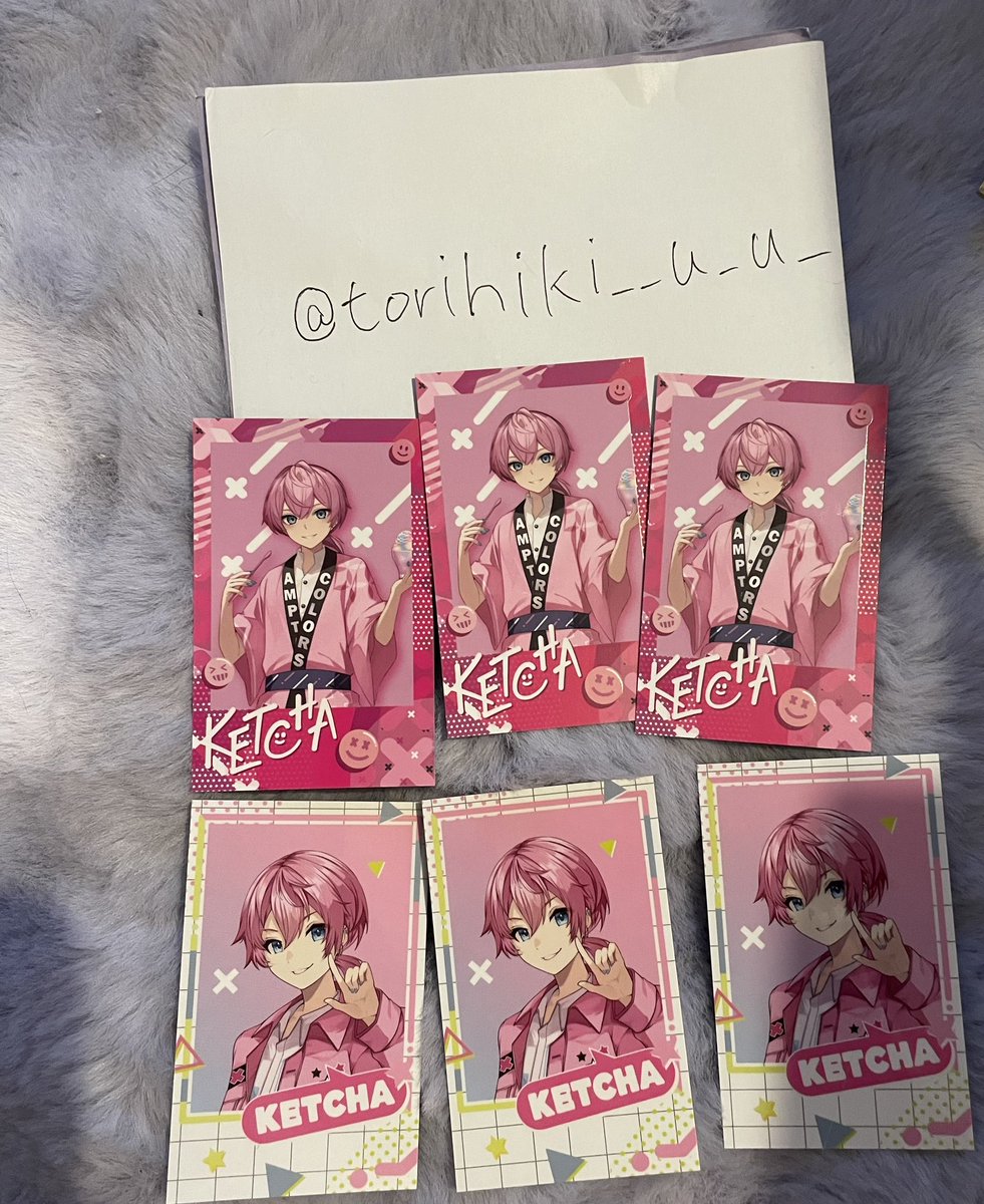 【交換】 AMPTAK×COLORS アンプタック ランダムフォトカード 虹ver

求▷1枚目💜法被等身
譲▷2.3.4枚目画像の物(💛💚🩷)

郵送のみで出来るだけまとめて交換して頂ける方優先です.ᐟ.ᐟ

#AMPTAKxCOLORSグッズ交換 
 #AMPTAKグッズ交換