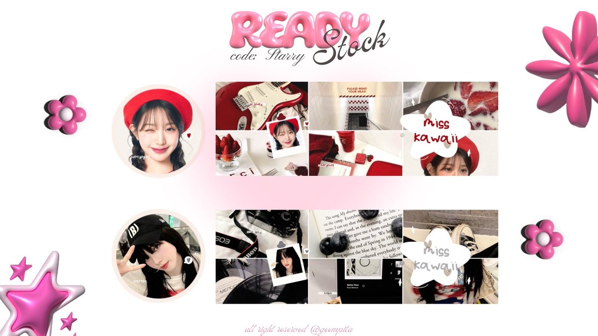 help repost? thank you! 🌷

haloooo, aku bawa layout ready stock wonyoung ive, minju illit, dan karina aespa yang siap dibawa pulang! harganya ada di alt dan free retext ya! 🧚🏻‍♂️

#zonauang #zonaba