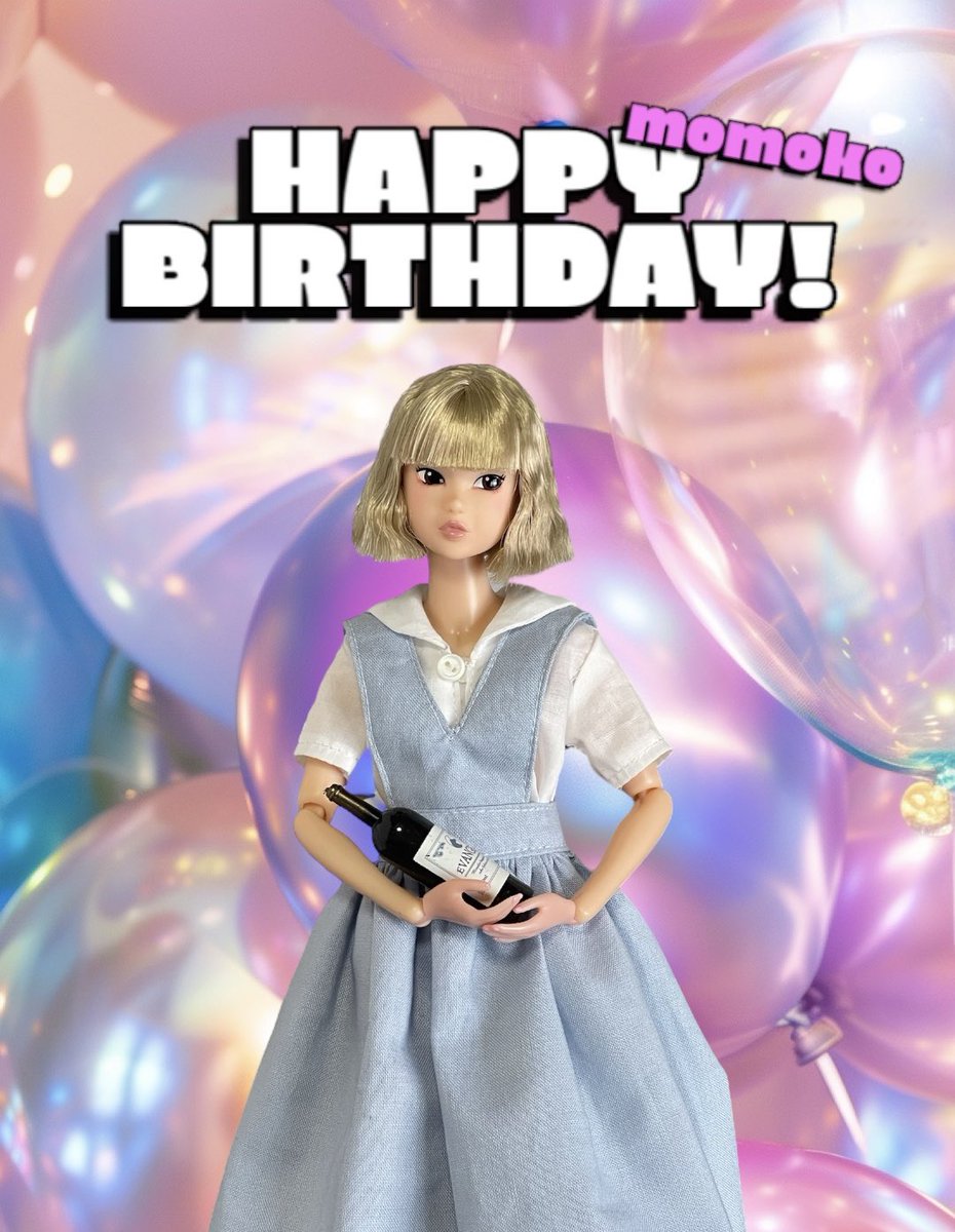 AtelierBeehive's tweet photo. 今日はmomoko のお誕生日
みなさんのお家のmomoko 、おめでとう🍾
#petworks #petworksmomoko 
#momokodoll https://t.co/62FKamWZcI