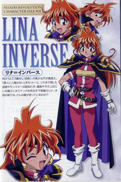 Notsuh86's tweet photo. @StardustNova27 She might not wear much red (most of time), but still guna add Lina Inverse from Slayers to this https://t.co/3LDOFrDSx5