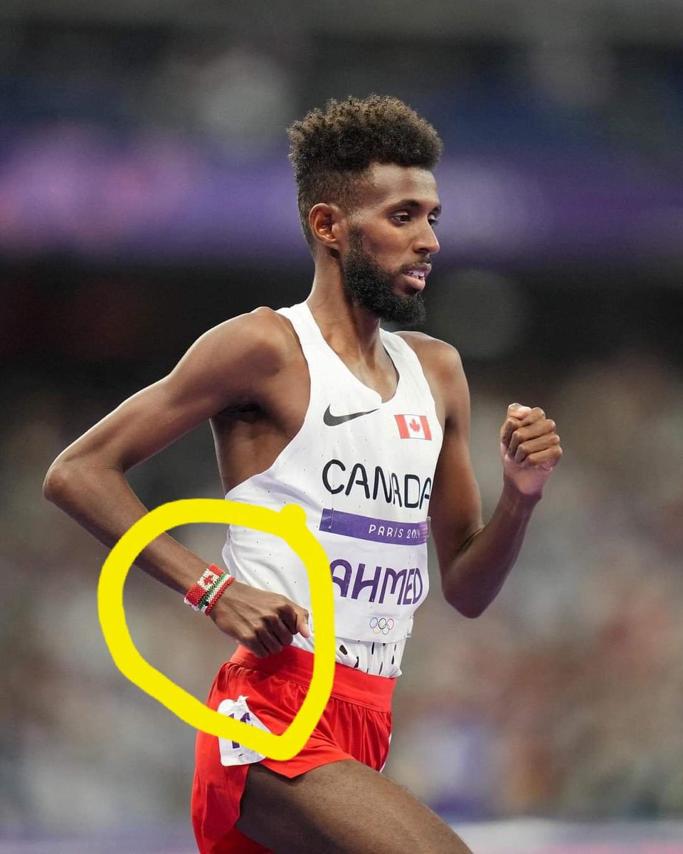 NexusEchoX's tweet photo. Even though they are competing for another country, they still take pride in the Somaliland flag. 
#SomalilandFirst 
#Paris2024 https://t.co/2LfPXcOqh7