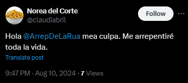 Arrepentidos de De La Rúa (@arrepdelarua) on Twitter photo 