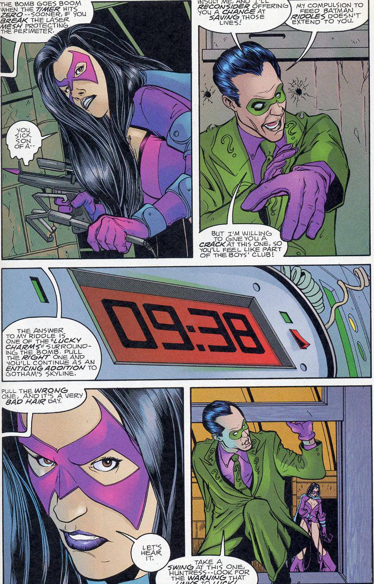 JosephPIllidge's tweet image. The very 1st story I commissioned way back as a BATMAN Editor for @DCOfficial starring THE HUNTRESS! Written by @dgchichester Pencils by @NStevenHarris Inks by Rich Faber. Colors by Felix Serrano. Letters by John Workman. I'll always dig this story with Helena's brains over brawn