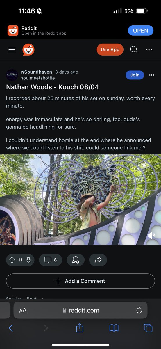 word on reddit nathan woods absolutely crushed sound haven 👀👀👀
