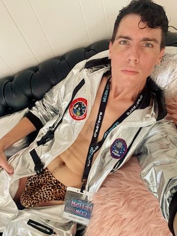 Ready for the Futuristic pool party tonight @fetishcon. Don't mind the spacesuit -- I just got back from<a class="tags" href="/tag/fetishcon">@fetishcon</a><a href="/tag/fetishcon"class="tags"><span>#fetishcon</span></a><a href="/tag/fetcon"class="tags"><span>#fetcon</span></a><a href="/tag/fetcon2024"class="tags"><span>#fetcon2024</span></a>