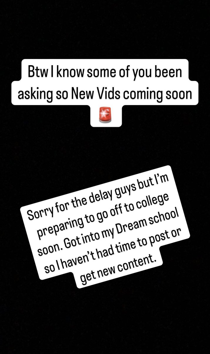 Just an update…